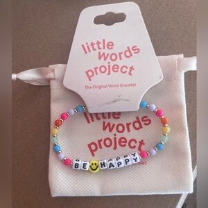 Little words project be happy bracelet